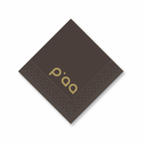 schwarze cocktailserviette gold silber bedrucken