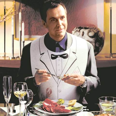 Einweg Lätzchen für KInder & Erwachsene bedrucken