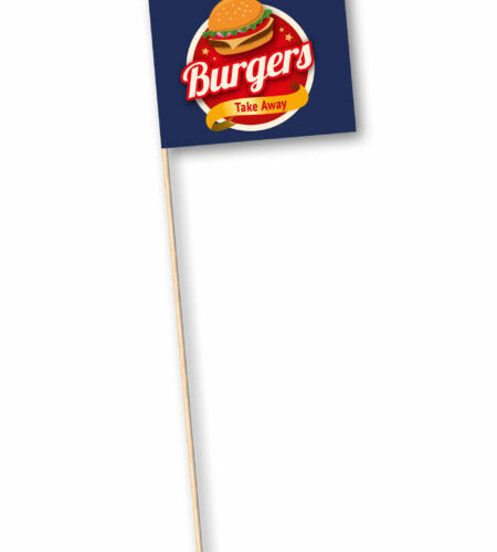 Alternative view of Burger-Picker bedrucken (ab 100 St.)