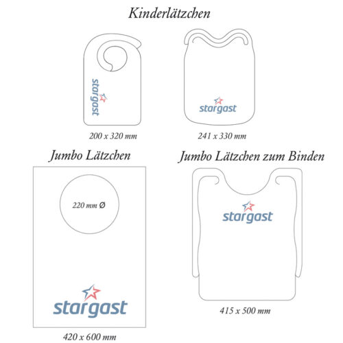 Alternative view of Lätzchen bedrucken (ab 5.000 St.)
