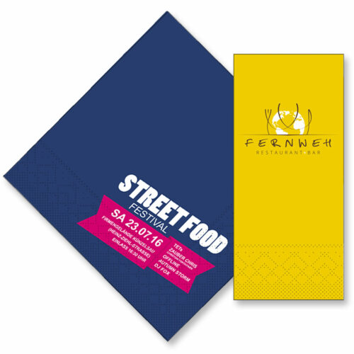 servietten mit logo bedruckt