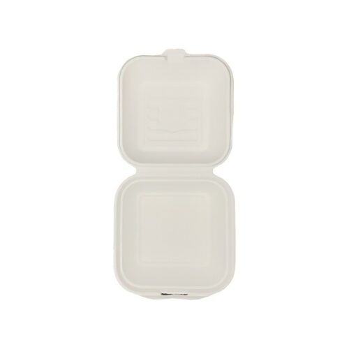 Bio Burger-Box aus Zuckerrohr